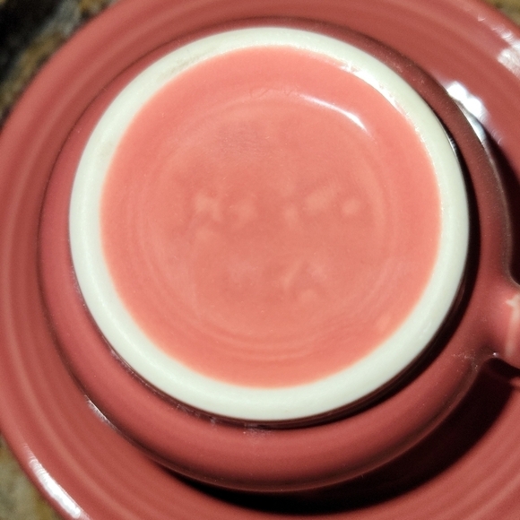 FIESTAWARE Flamingo TeaCup & Saucer - Fiesta - Picture 4 of 5